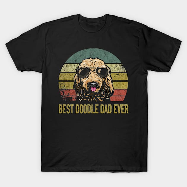 Best Doodle Dad Ever Shirt Goldendoodle Dad Fathers Day Gift T-Shirt by blacks store